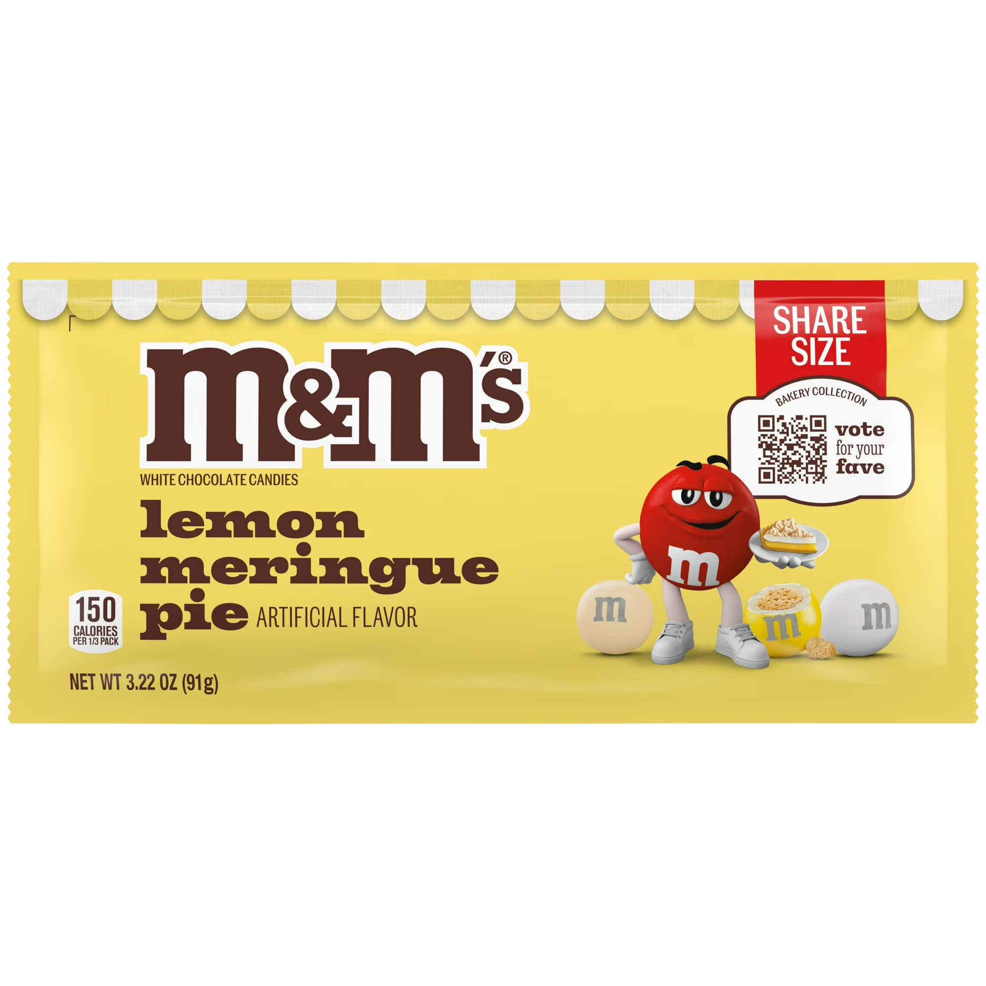 M&M's White Chocolate Lemon Meringue Pie Candy