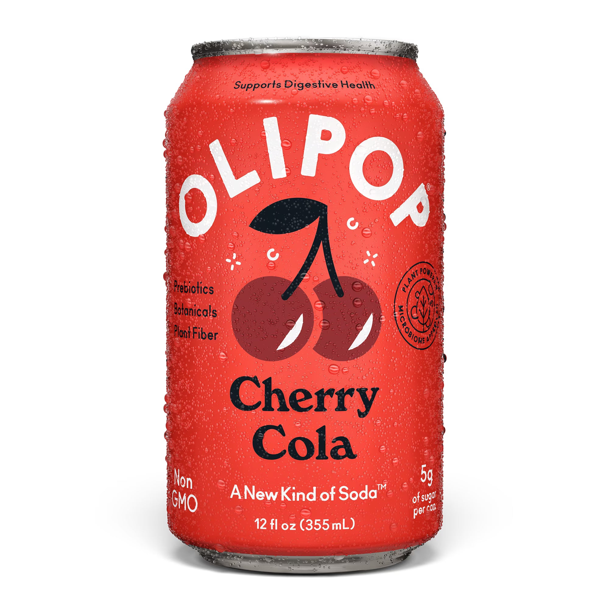 OLIPOP Prebiotic Soda Cherry Cola