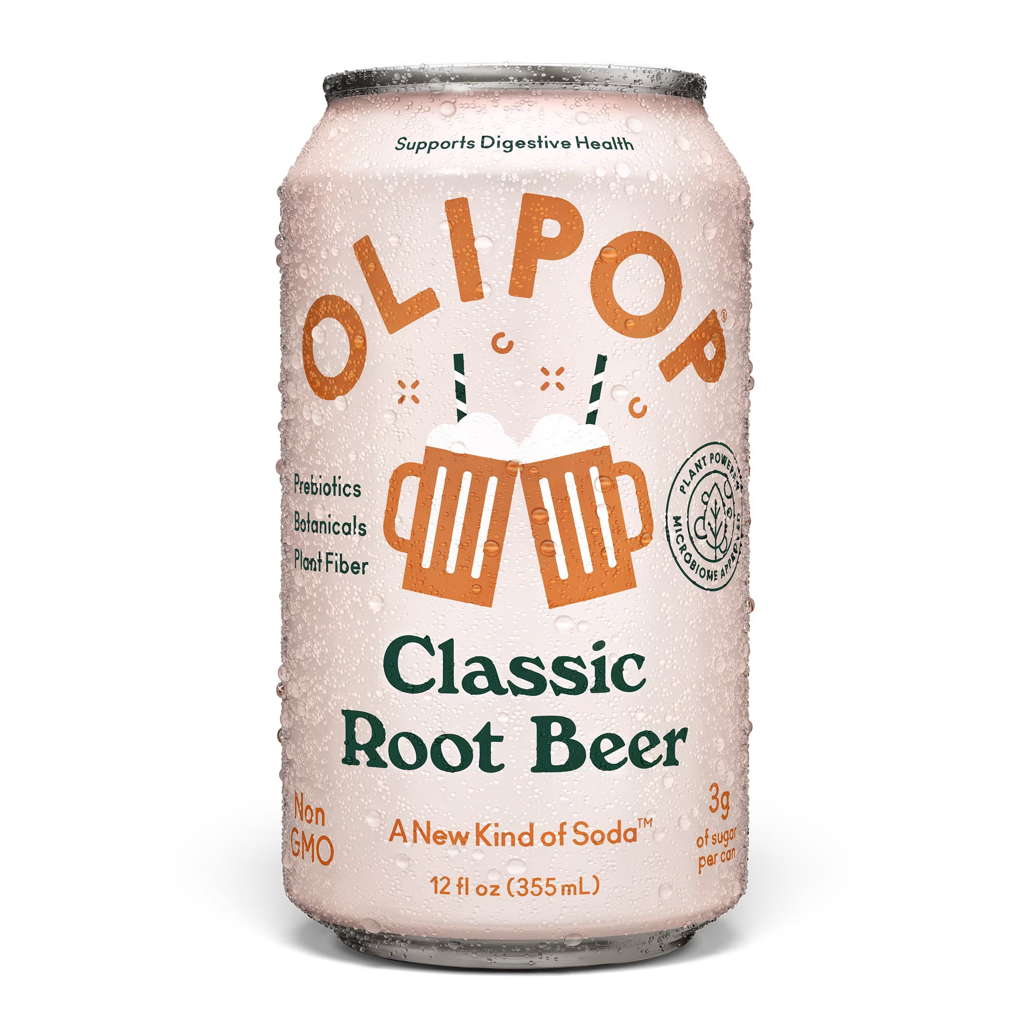 OLIPOP Prebiotic Soda Classic Root Beer