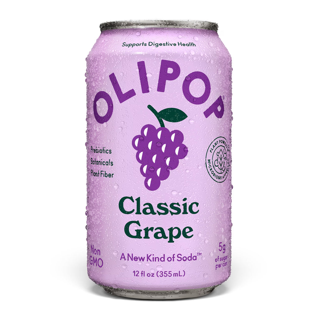 Olipop Boisson gazeuse prébiotique raisin classique