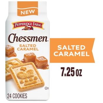Pepperidge Farm Chessmen Salted Caramel Cookies – Classic American Cookies