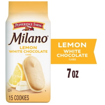Biscuits Pepperidge Farm Milano au chocolat blanc et au citron – Biscuits américains classiques
