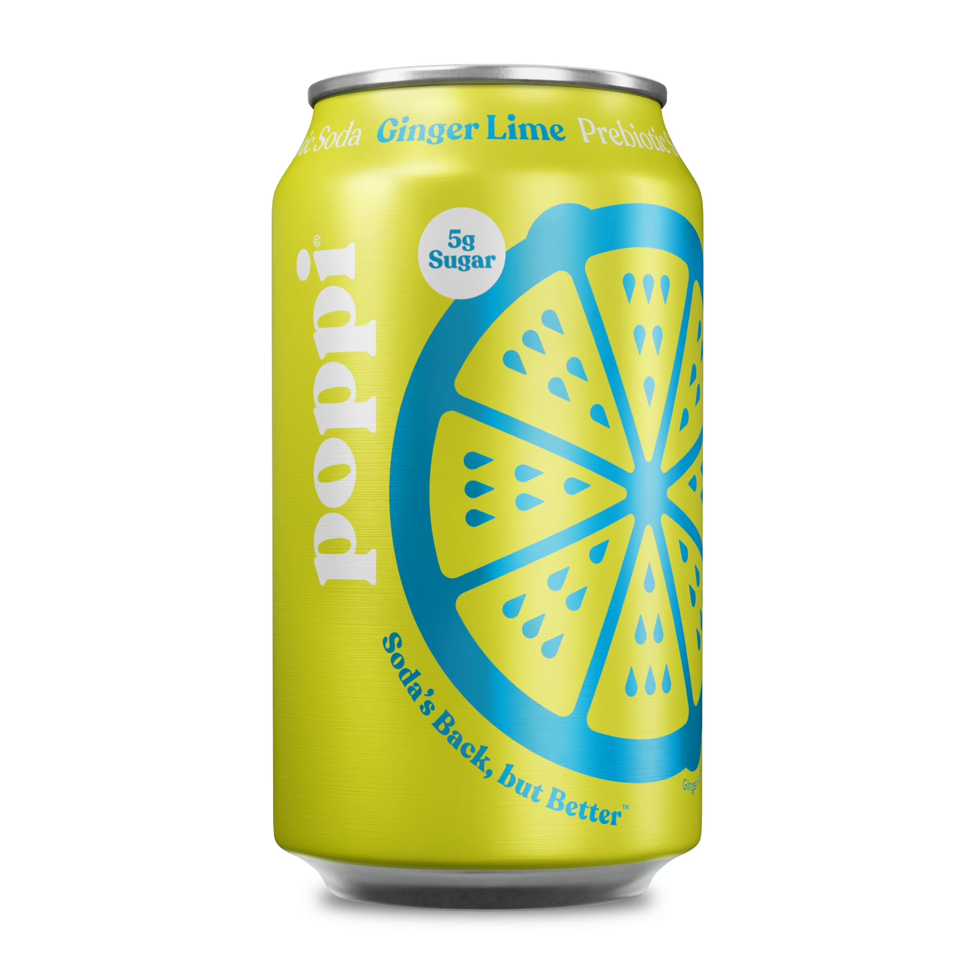 poppi Prebiotic Soda Ginger Lime