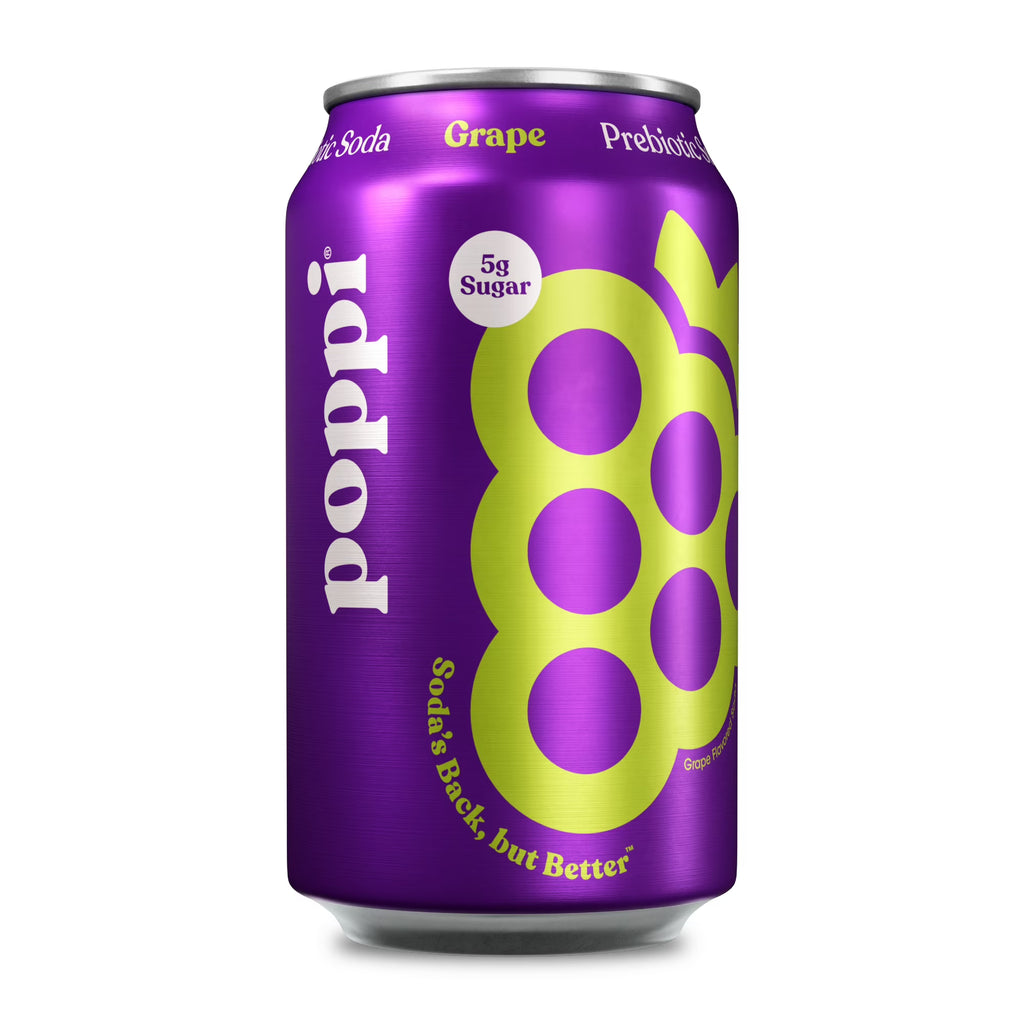 poppi Prebiotic Soda Grape