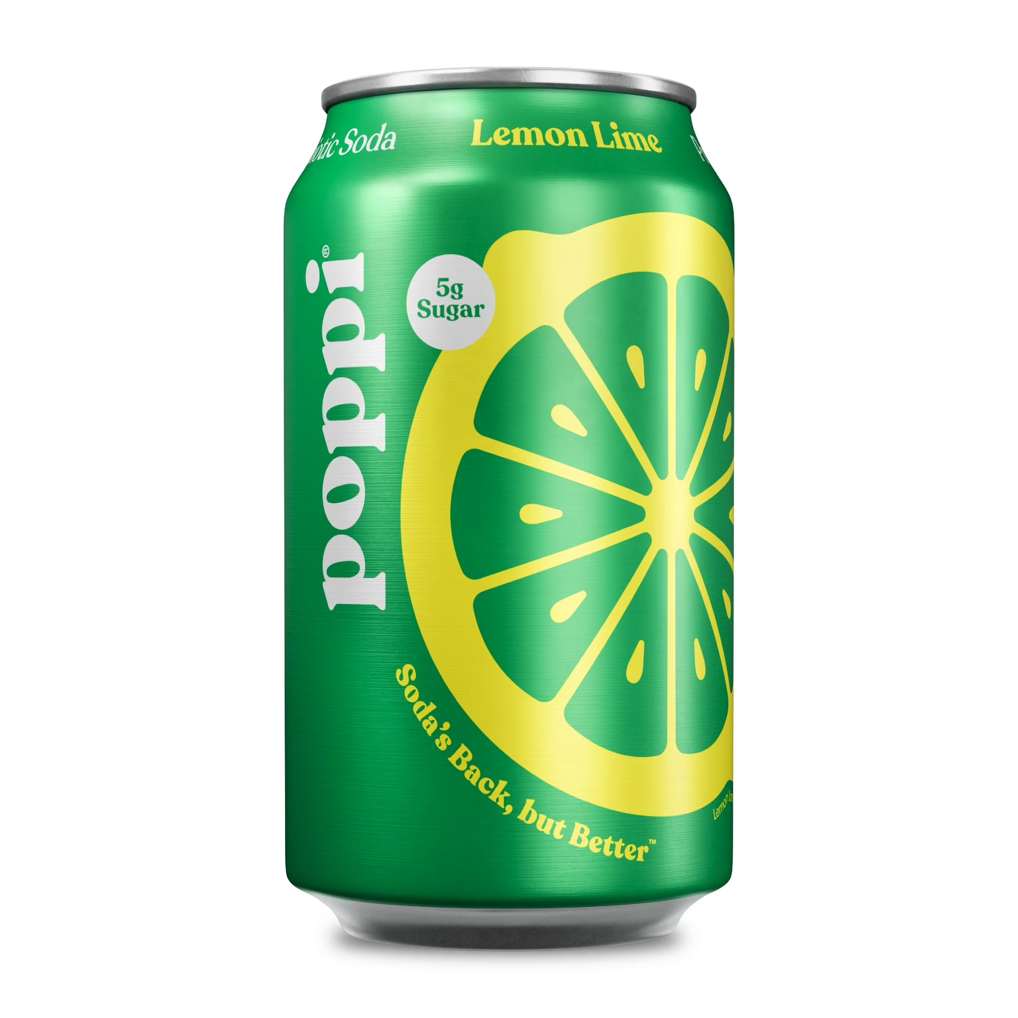 poppi Prebiotic Soda Lemon Lime