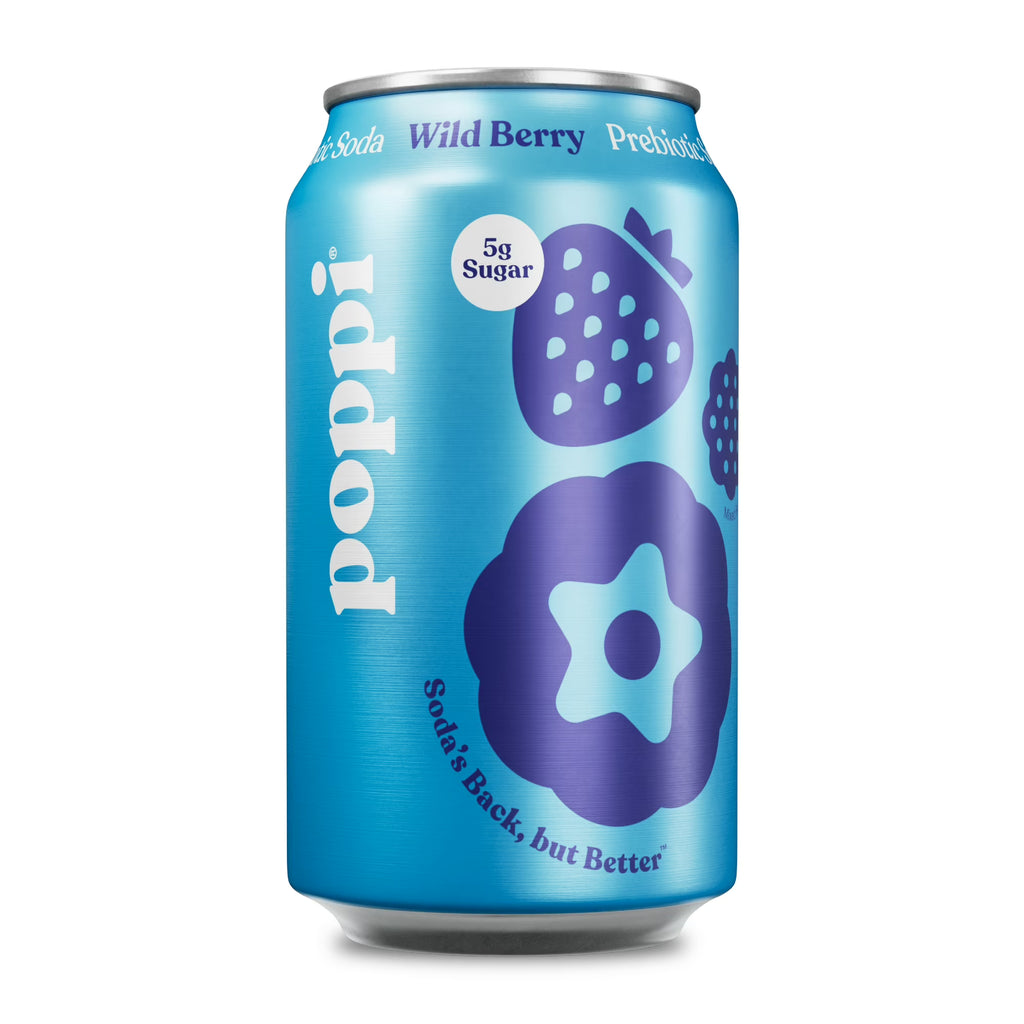 poppi Prebiotic Soda Wild Berry