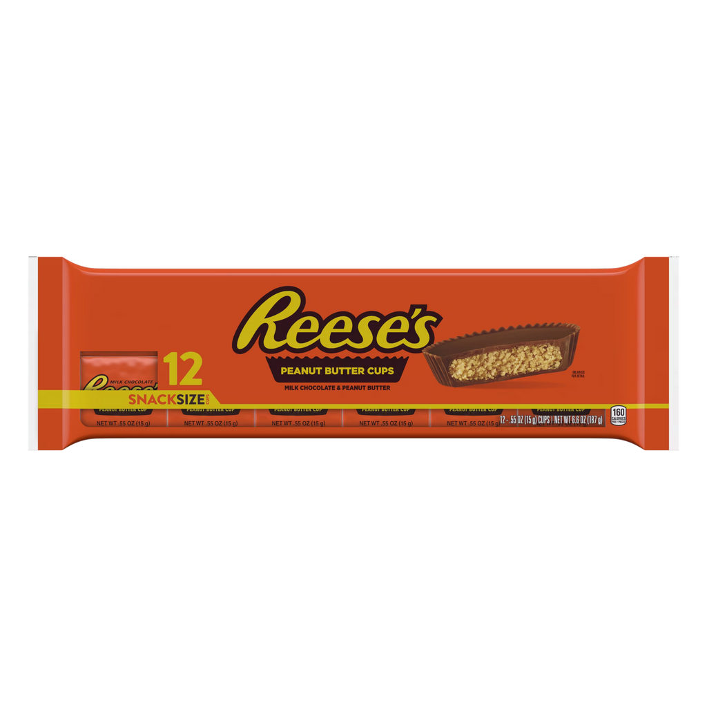 Reese's Milk Chocolate Peanut Butter Cups, format collation – Bonbons classiques américains au beurre de cacahuète