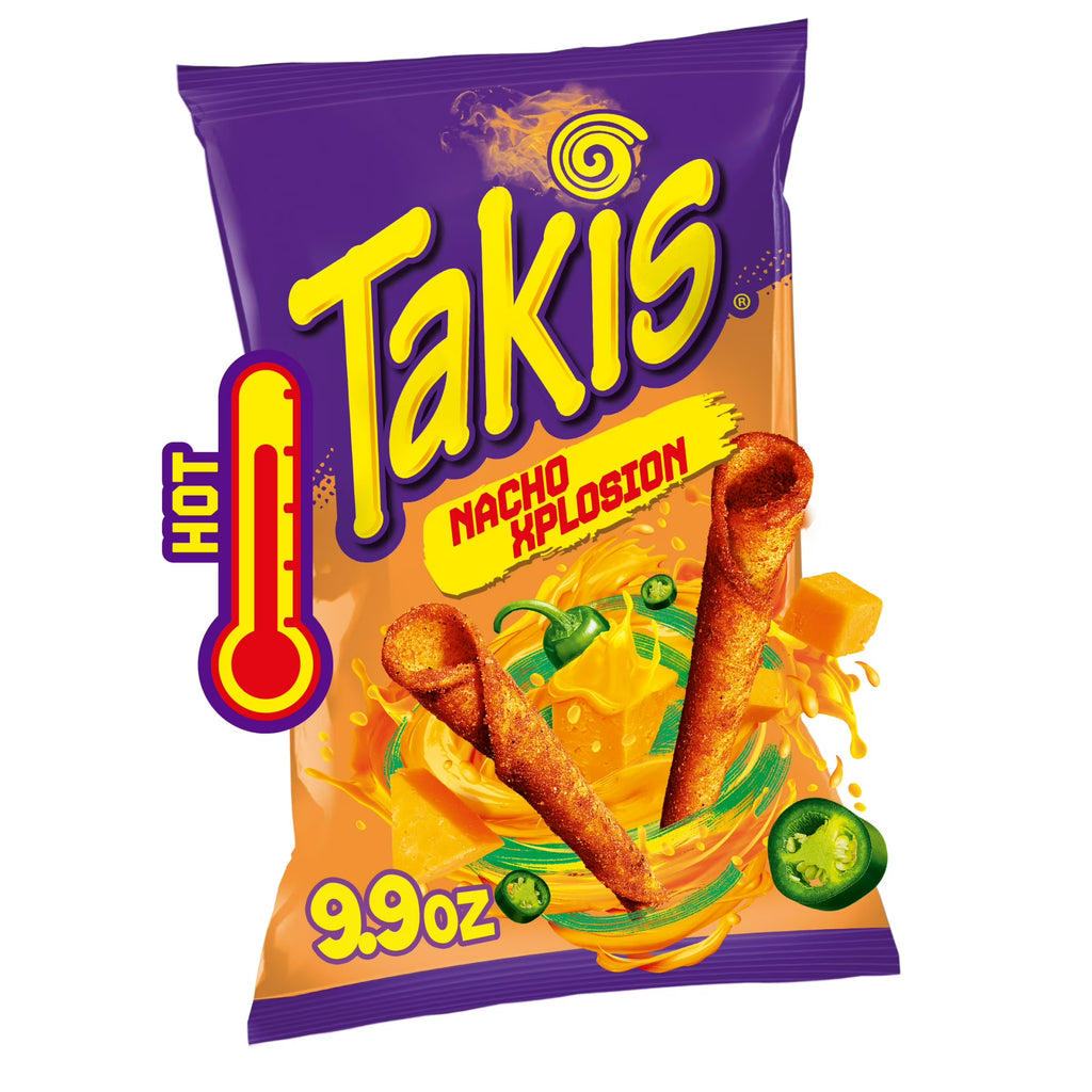 Chips tortilla roulées Takis Nacho Xplosion