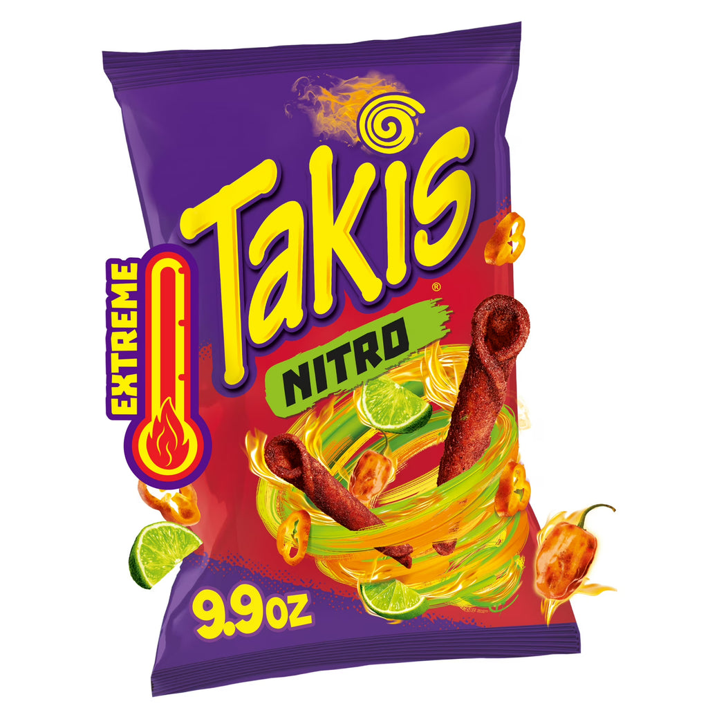 Takis Nitro Tortilla Chips Roulées Saveur Habanero et Citron Vert