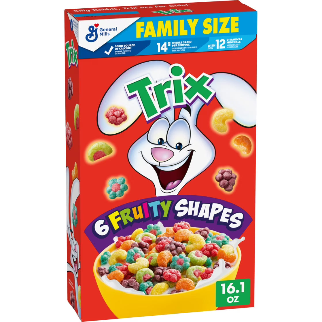 Trix Fruit Flavored Corn Puffs Cereal