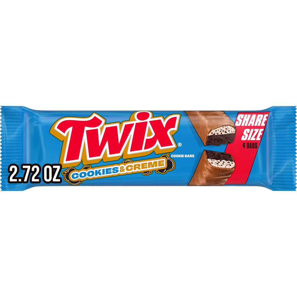 Twix Cookies & Creme Chocolate Candy Bar