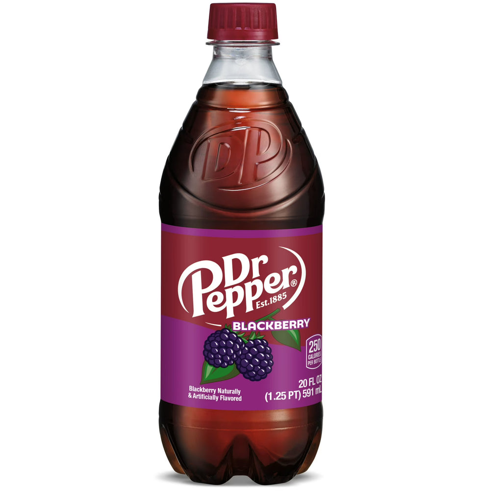 Boisson gazeuse Dr Pepper à la mûre