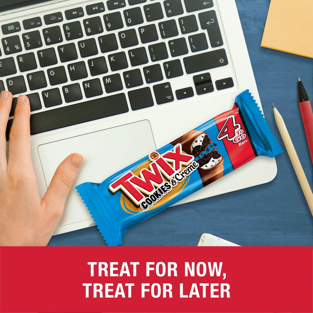 Twix Cookies & Creme Chocolate Candy Bar