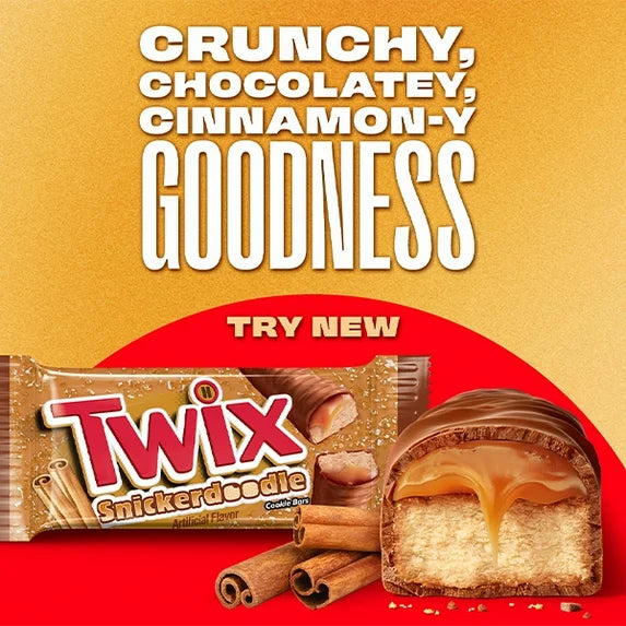 Twix Snickerdoodle Cookie Chocolate Candy Bar