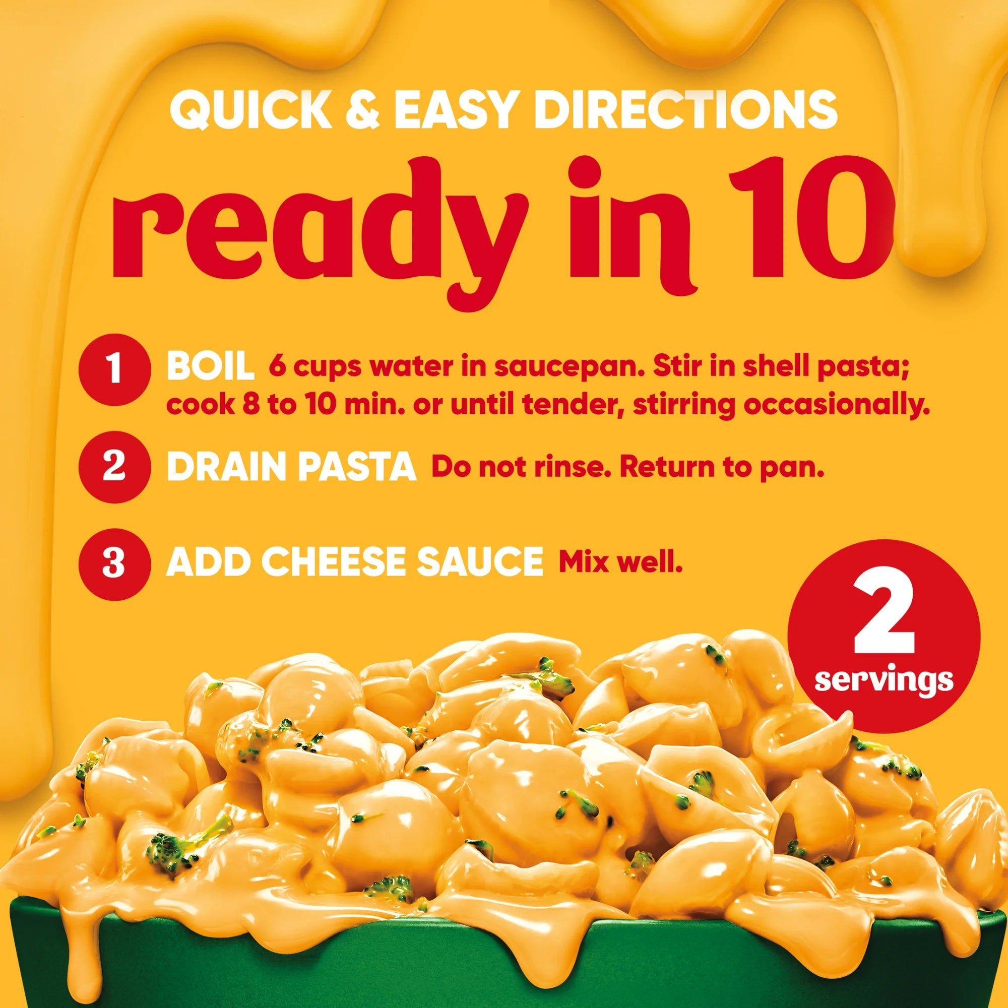 Velveeta Shells and Cheese Broccoli Mac and Cheese