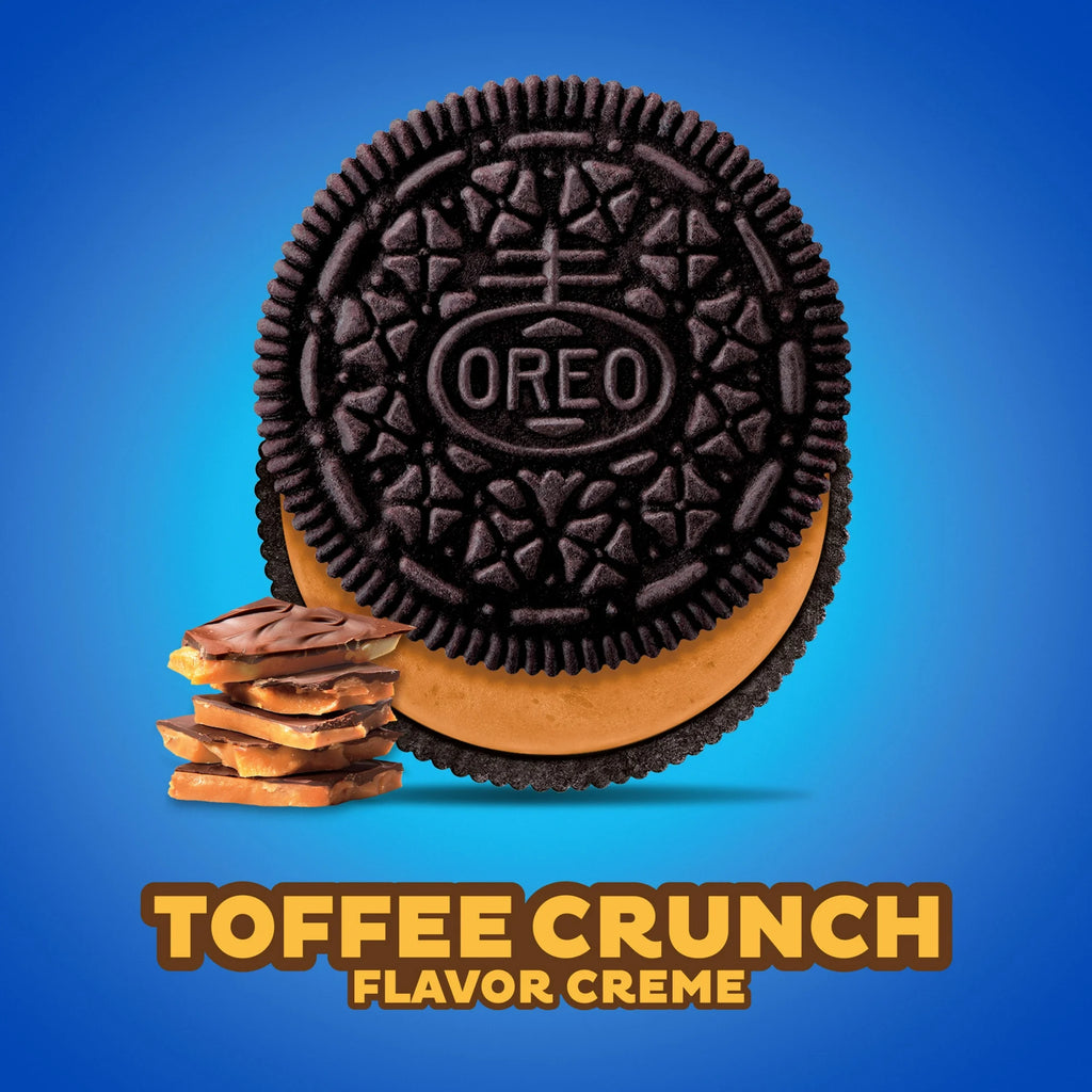 Oreo Toffee Crunch Creme Sandwich Cookies – American Chocolate Cookies with Toffee Flavor