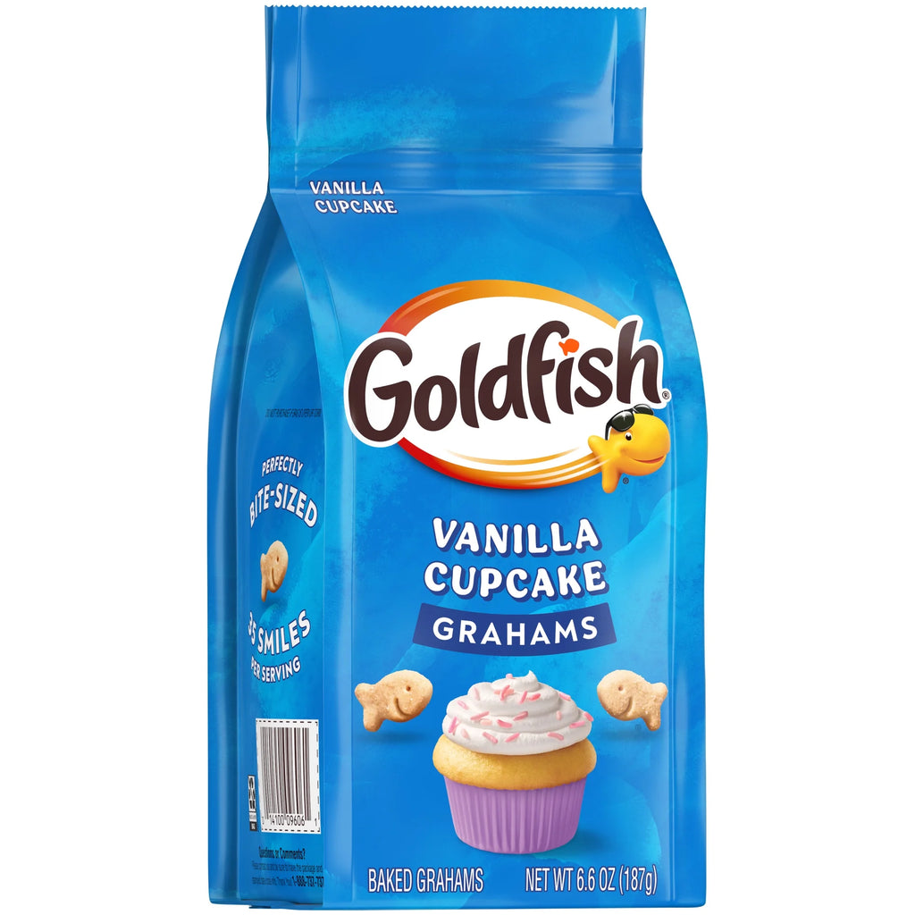 Goldfish Grahams Vanilla Cupcake