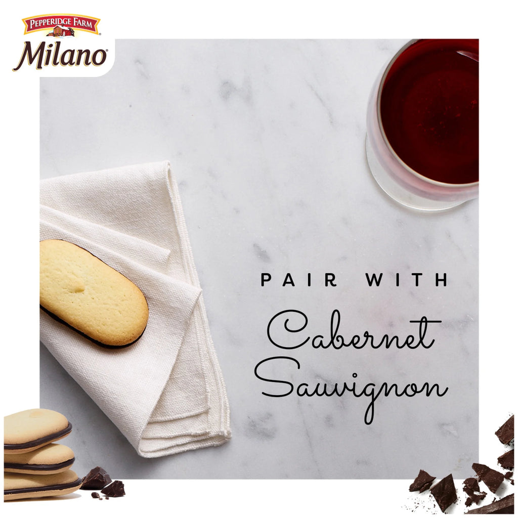 Pepperidge Farm Milano Double Dark Chocolate Cookies (15 Cookies) – Classic American Cookies