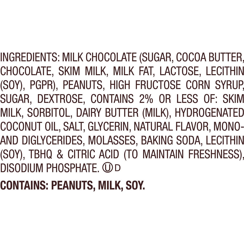 Reese's Caramel Snack Size Peanut Butter Cups – Bonbons américains au beurre de cacahuète et au caramel