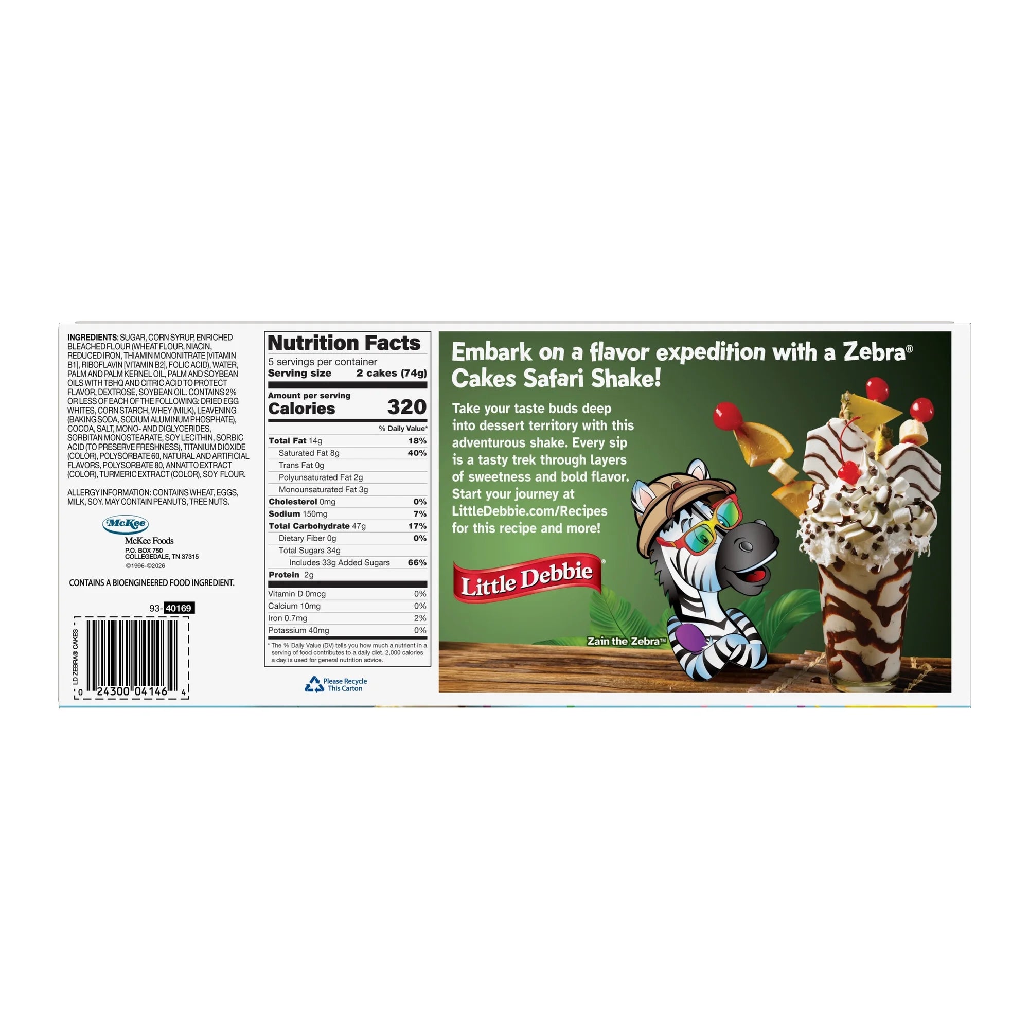 Gâteaux zébrés Little Debbie