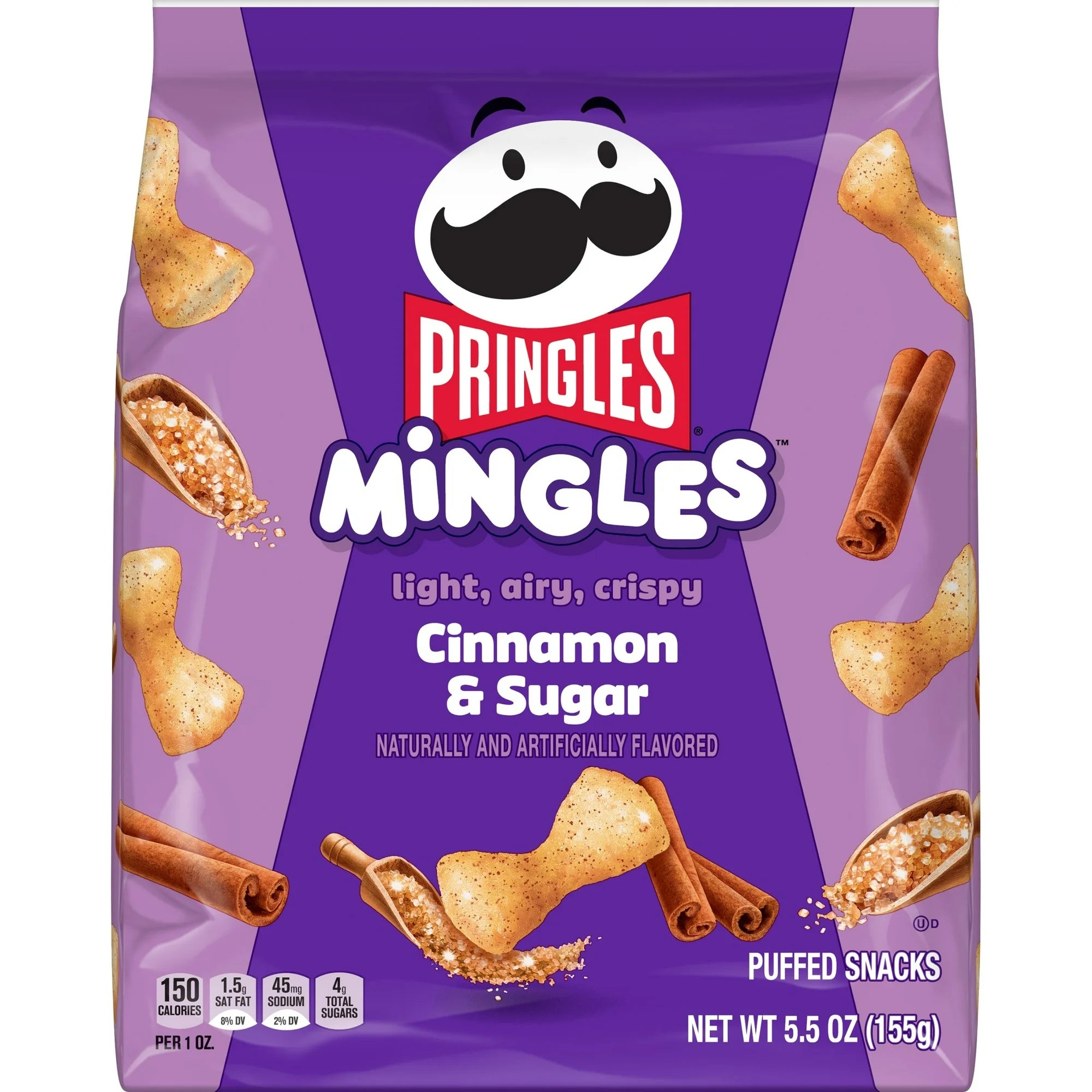Pringles Mingles Cinnamon and Sugar Puffed Snacks
