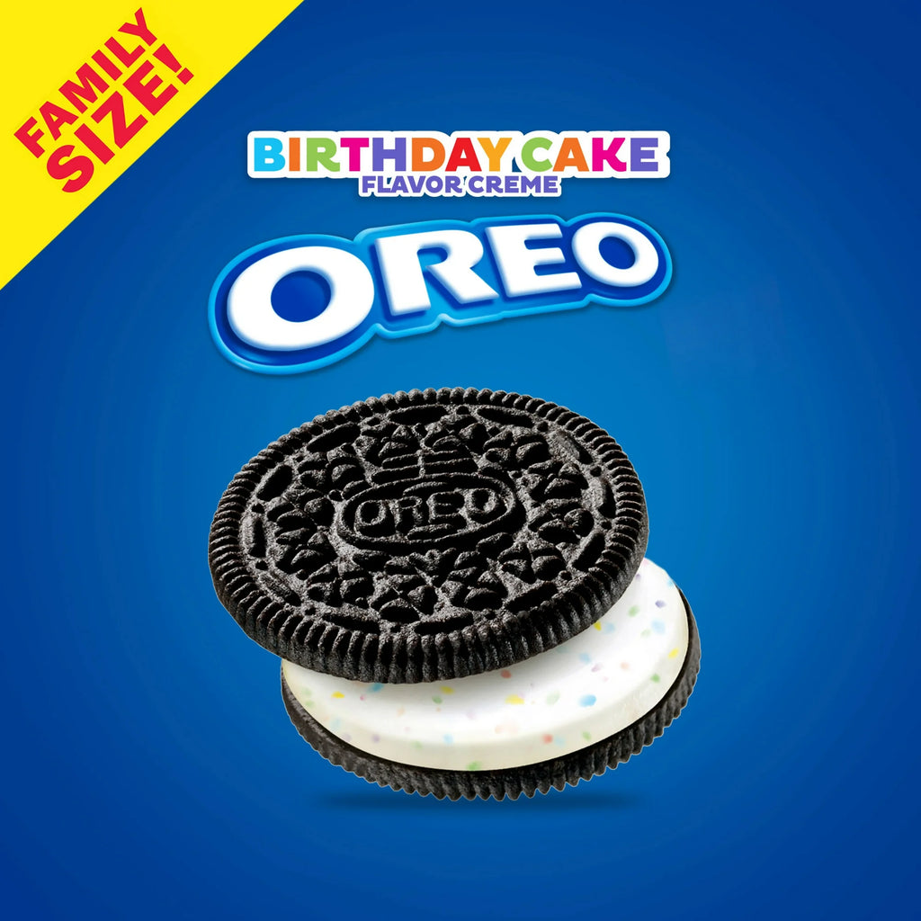 Oreo Birthday Cake Creme Sandwich Cookies – Sweet American Celebration Cookies