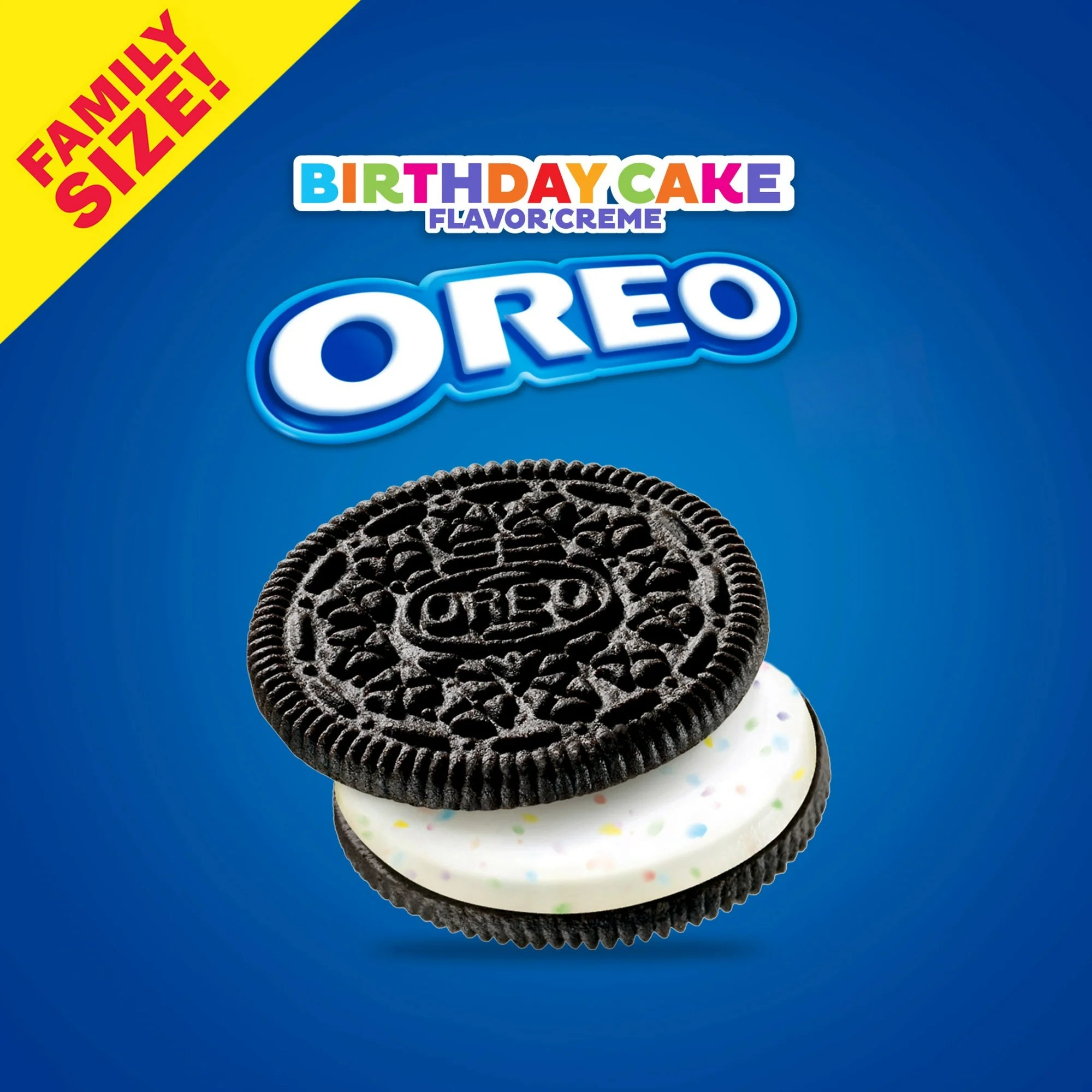 Oreo Birthday Cake Creme Sandwich Cookies – Sweet American Celebration Cookies