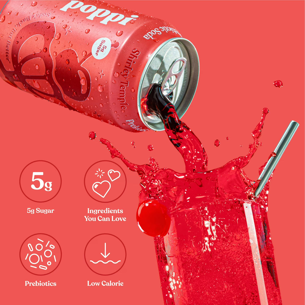 poppi Prebiotic Soda Shirley Temple