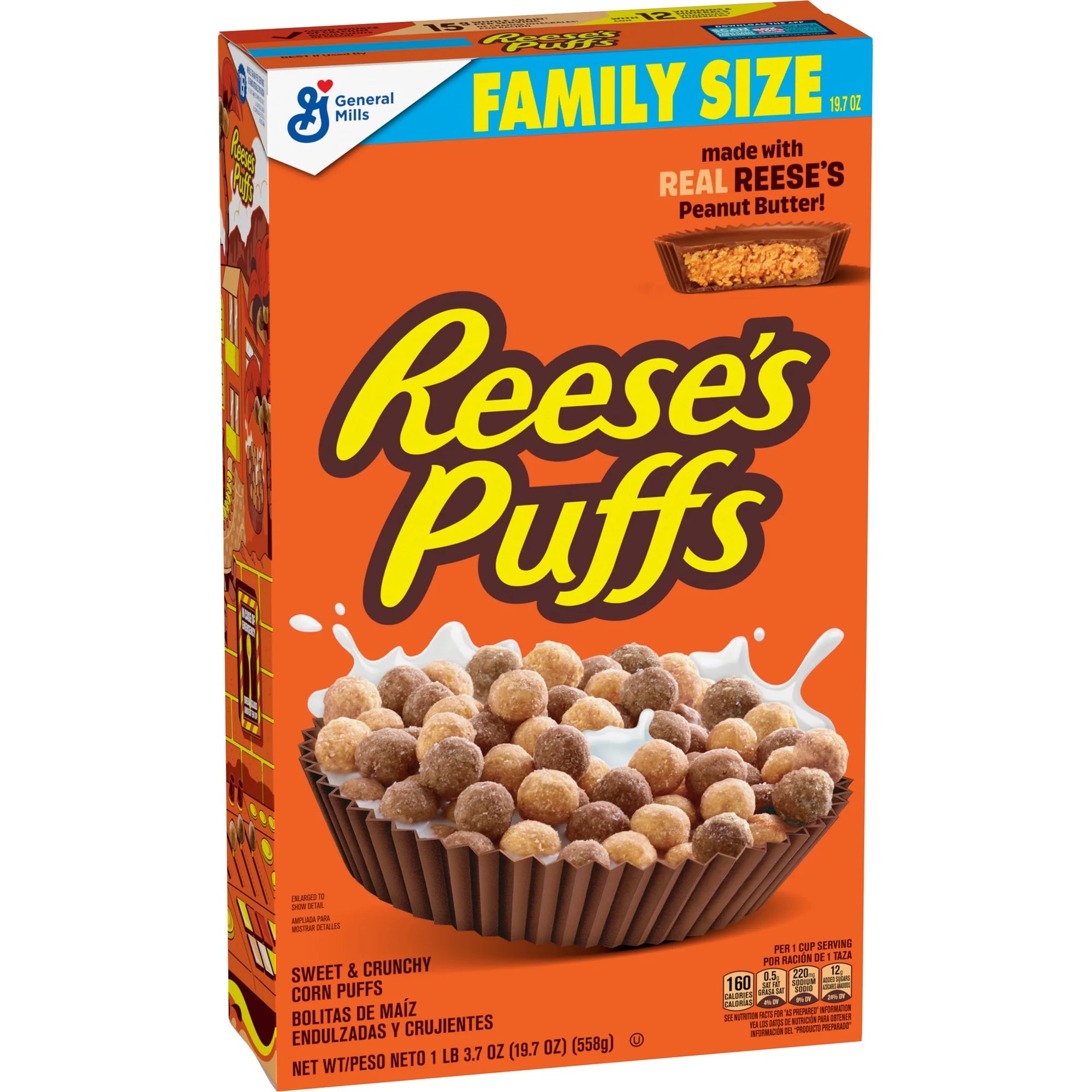 Reese's Puffs Chocolate Peanut Butter Cereal