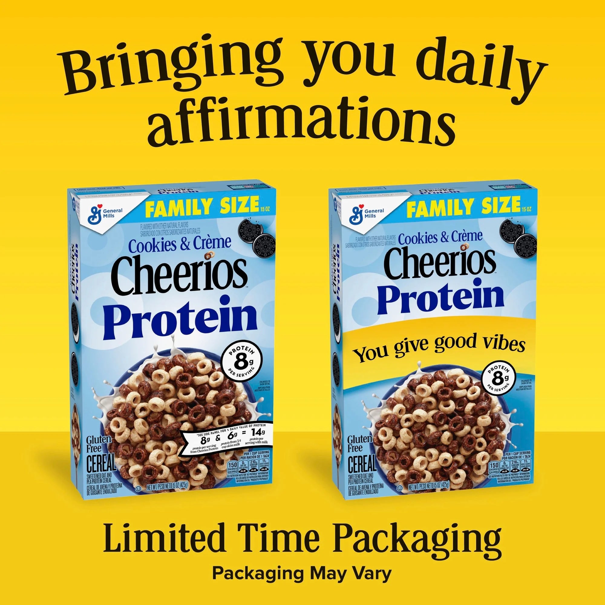 Cheerios Protein Cookies and Creme Cereal