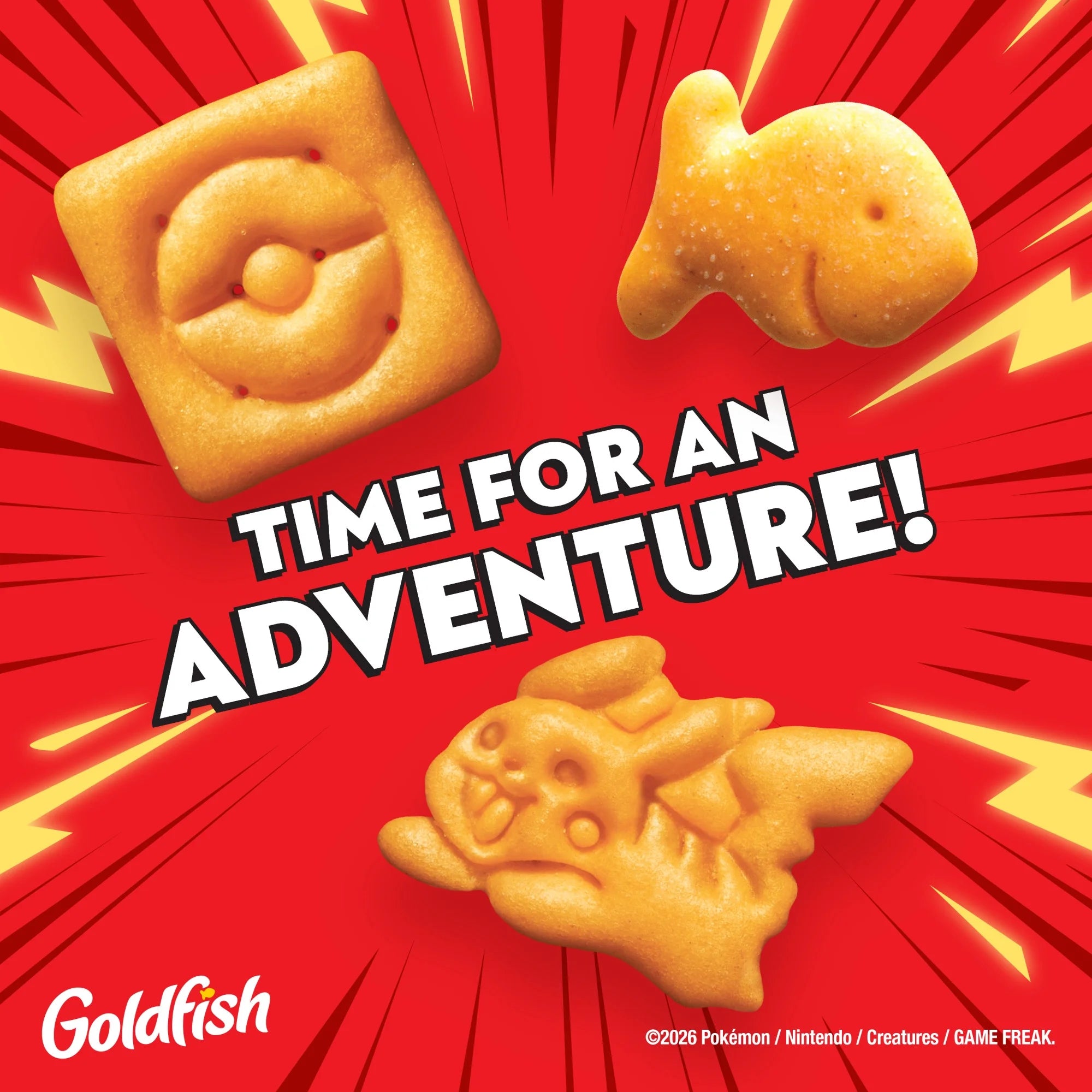 Biscuits Pokémon au cheddar Goldfish