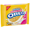 Oreo Double Stuf Golden Sandwich Cookies – American Vanilla Cookies with Extra Creme