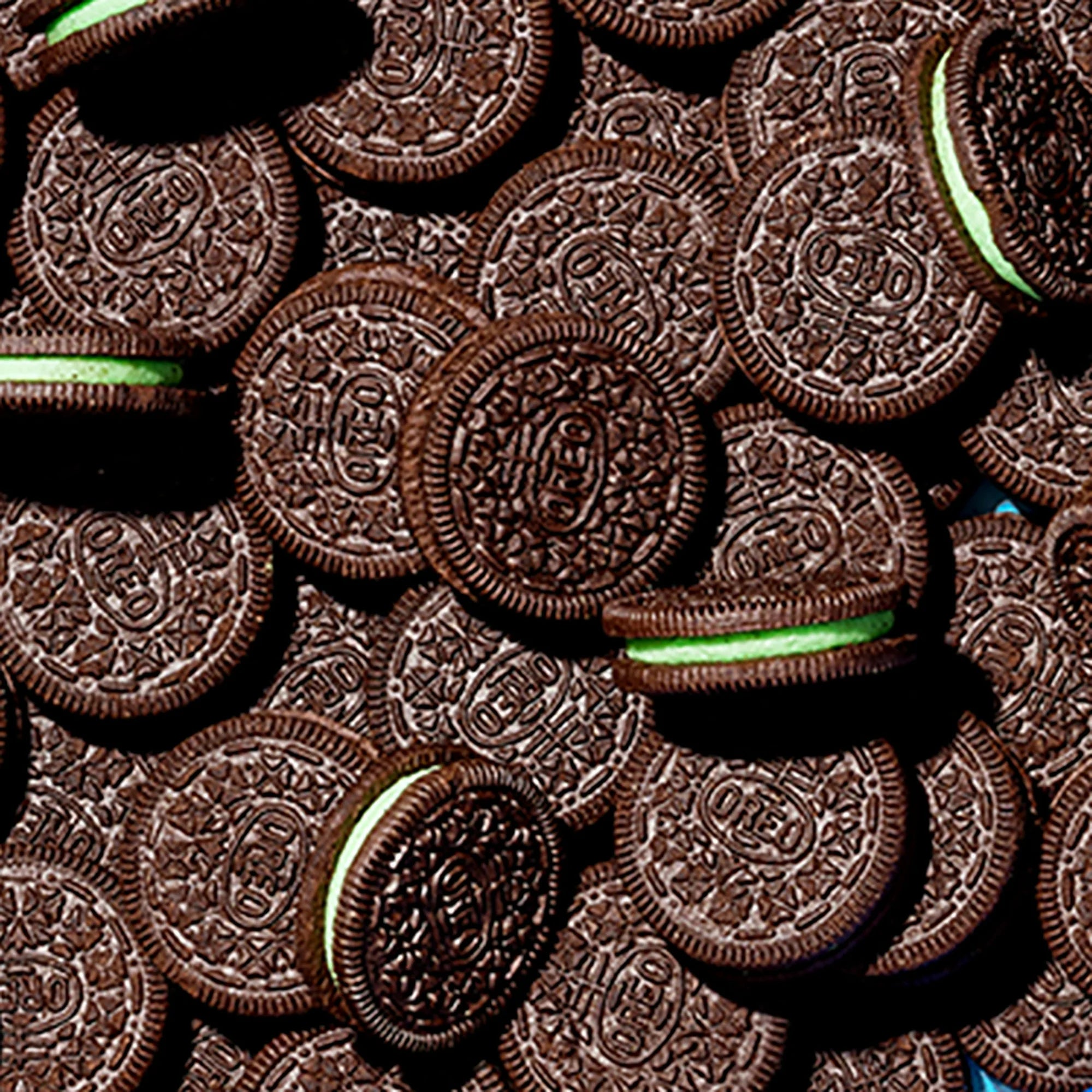 Oreo Mint Creme Sandwich Cookies – American Chocolate Cookies with Mint Filling