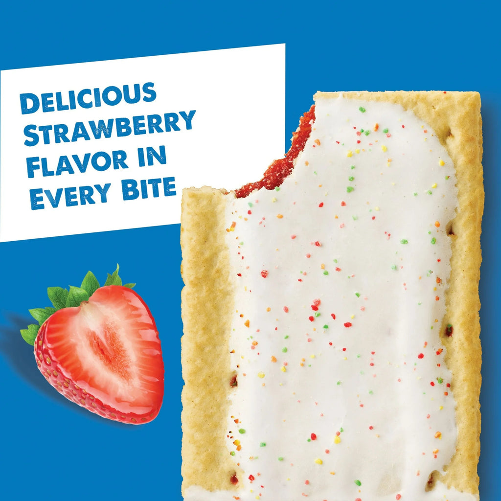 Pâtisseries Pop-Tarts à la fraise givrée