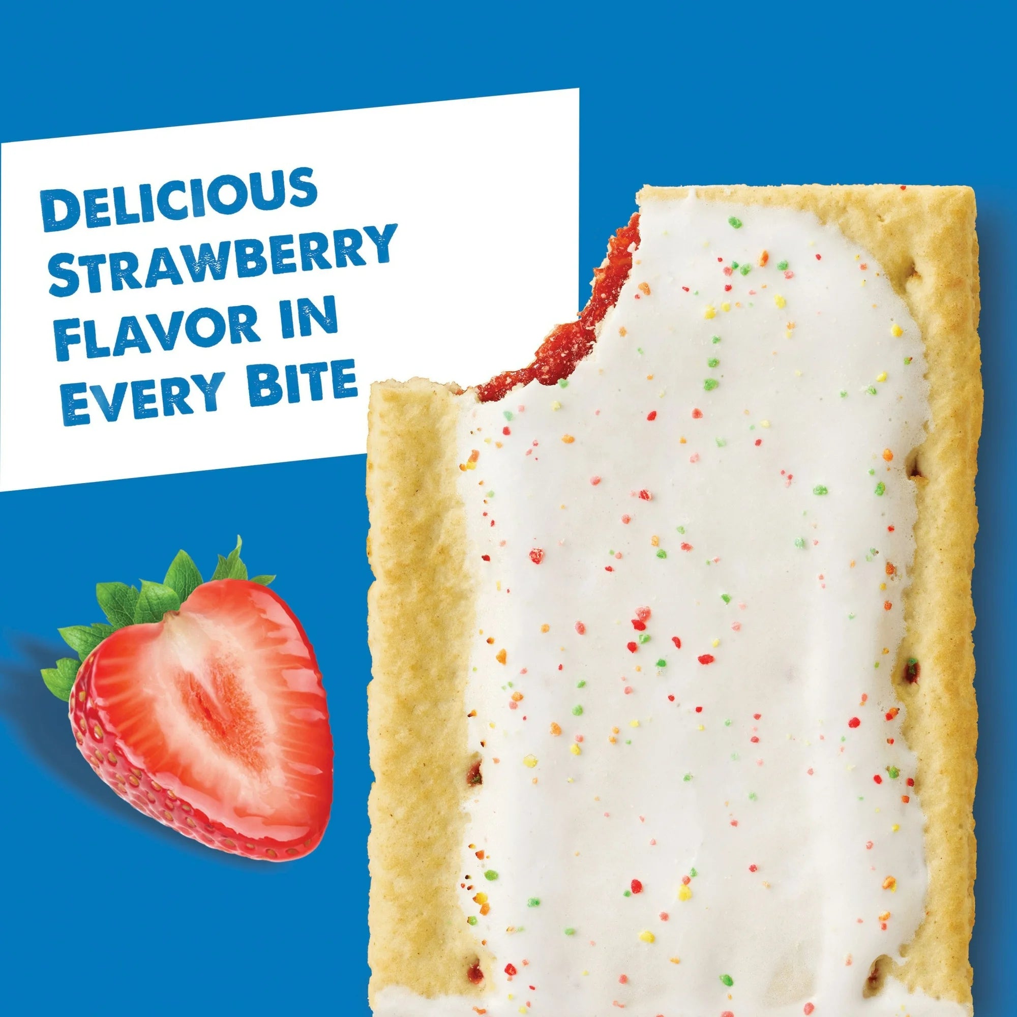 Pâtisseries Pop-Tarts à la fraise givrée