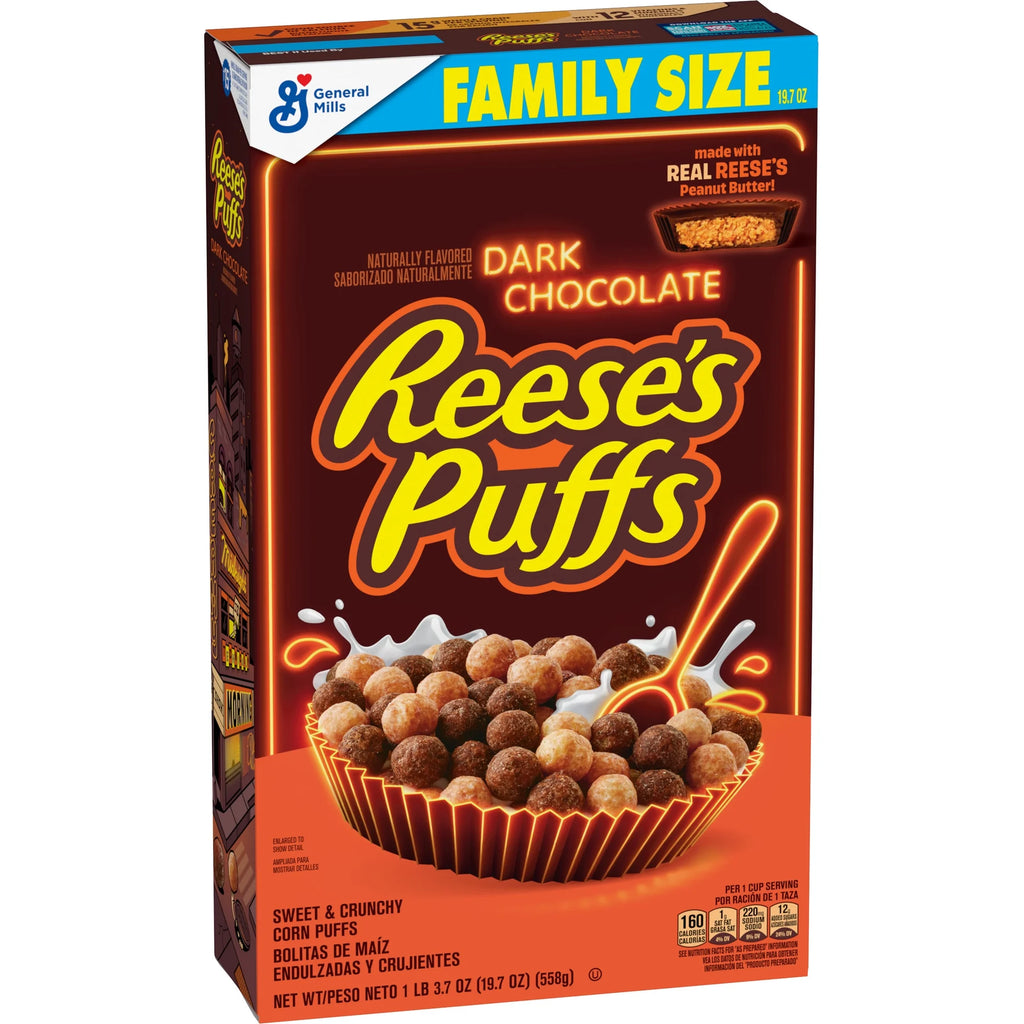 Reese's Puffs Dark Chocolate Cereal