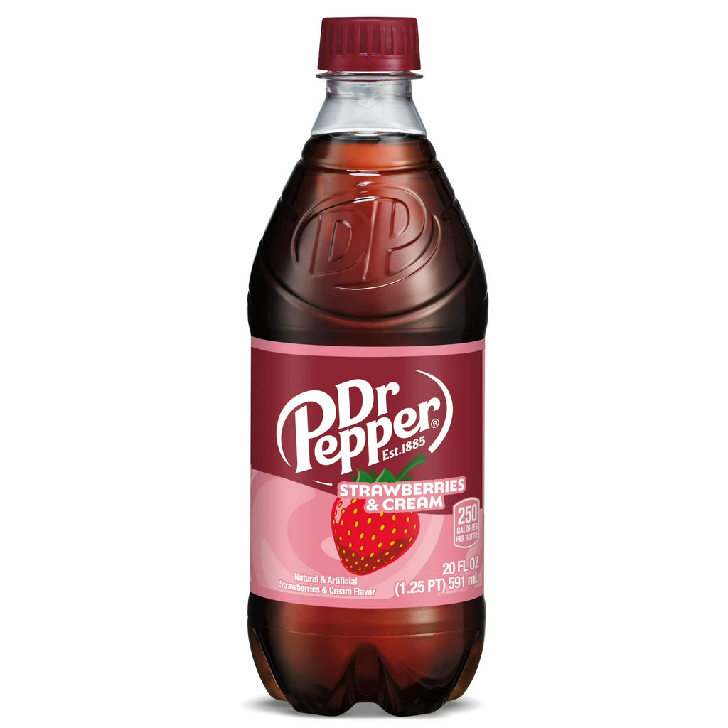 Boisson gazeuse Dr Pepper Fraises et Crème