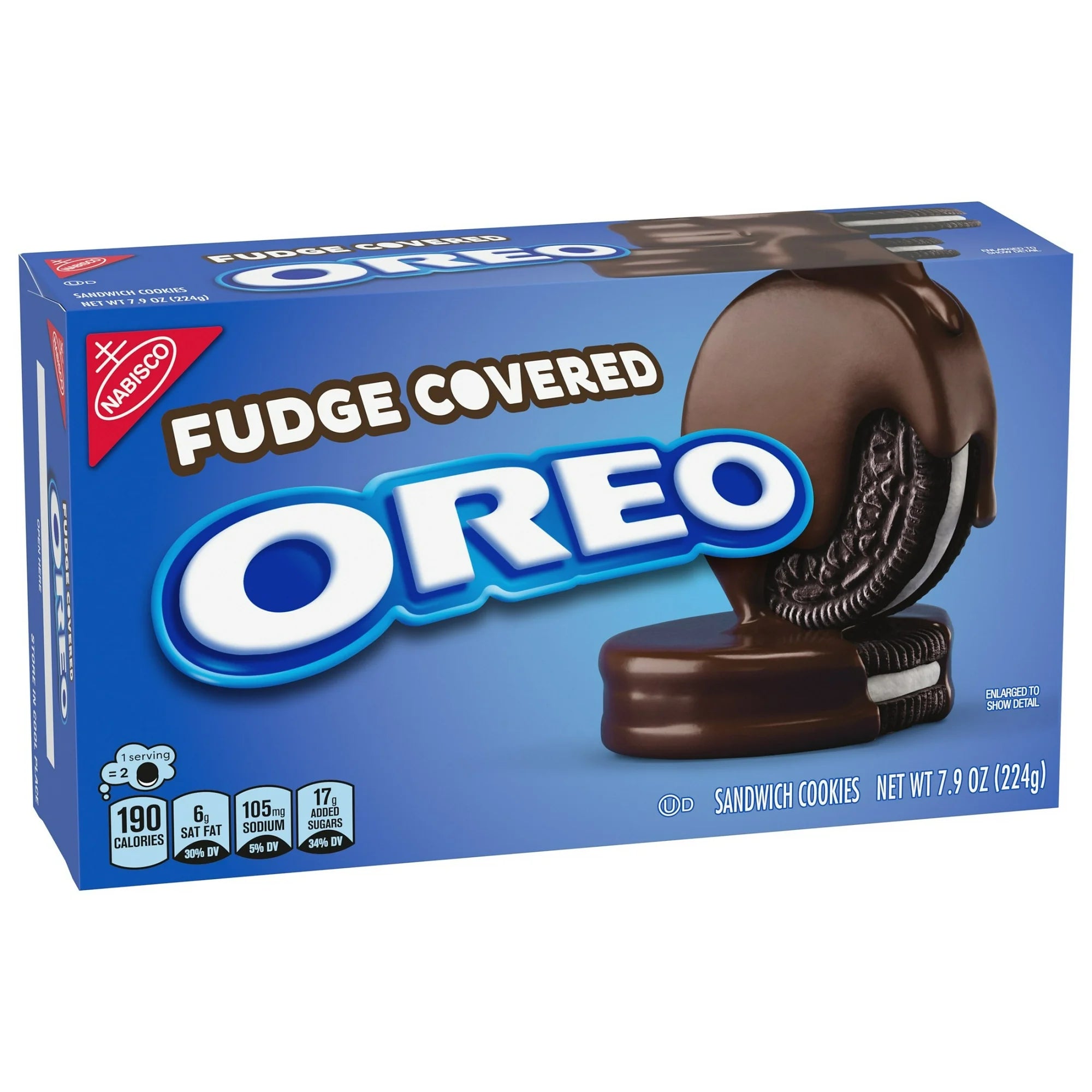 Oreo Fudge Covered Chocolate Sandwich Cookies – Chocolate Coated American Oreo Cookies