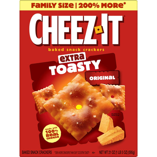 Cheez-It Extra Toasty Cheese Crackers