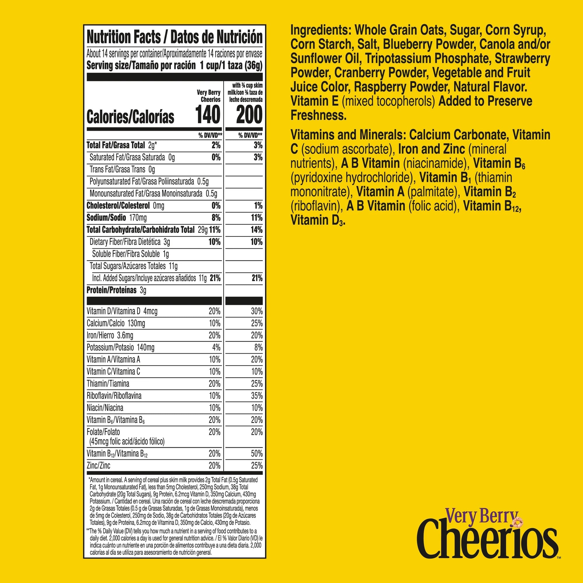 Very Berry Cheerios Cereal