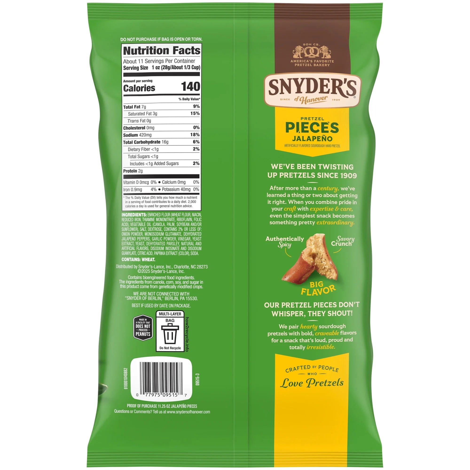 Snyder's of Hanover Jalapeno Pretzel Pieces