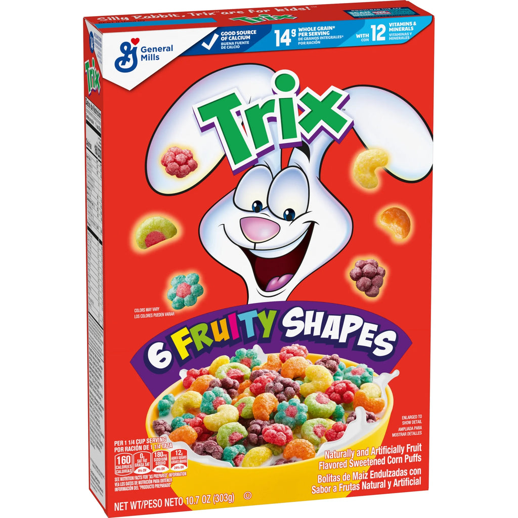 Céréales soufflées au maïs aromatisées aux fruits Trix