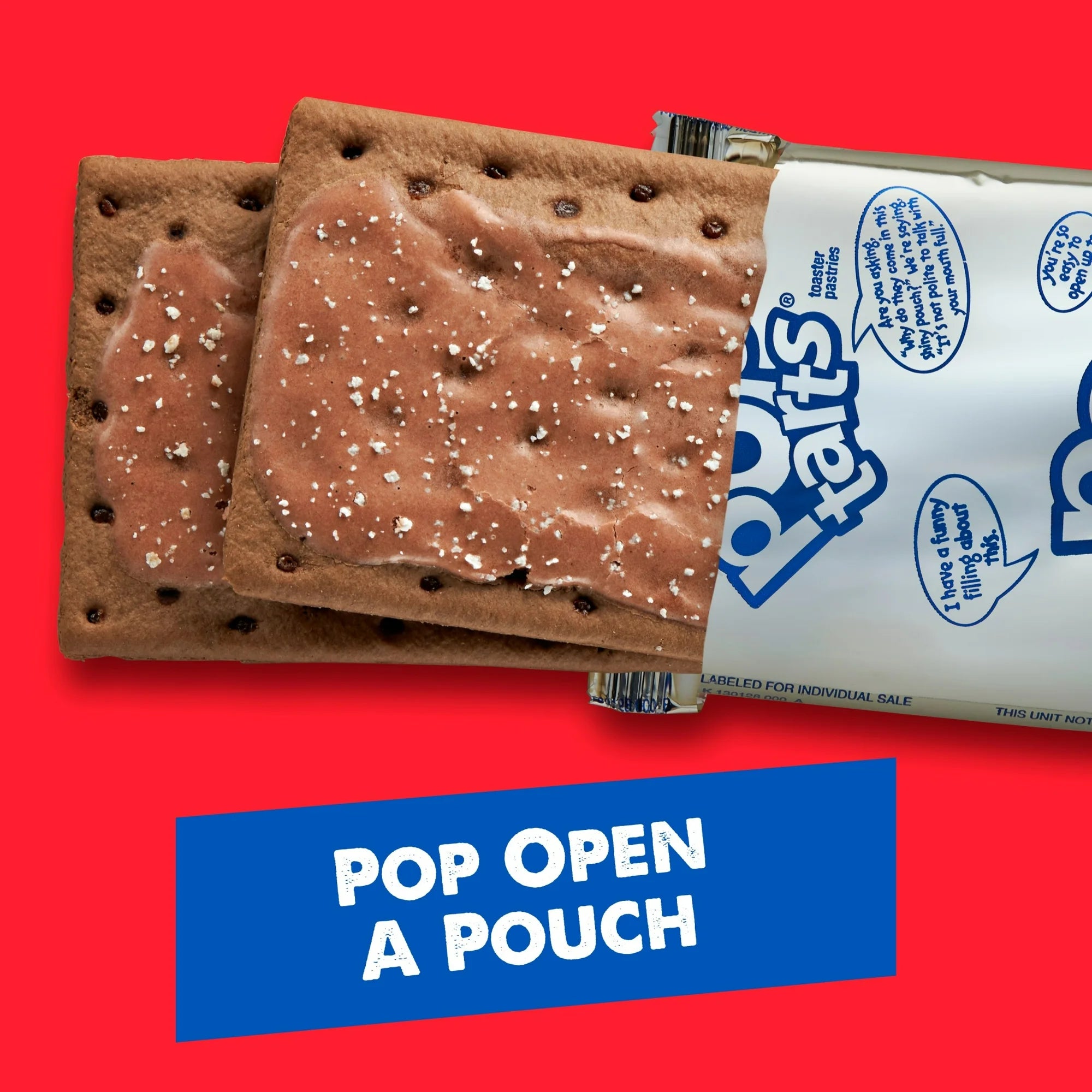 Pâtisseries Pop-Tarts au fudge au chocolat glacé