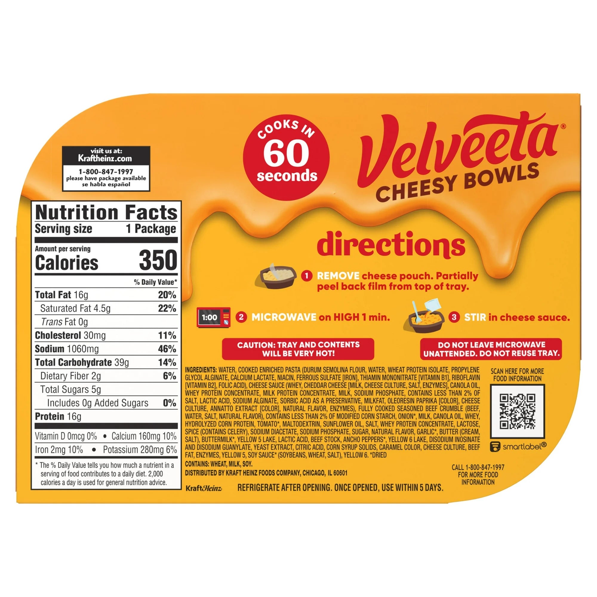 Velveeta Ultimate Cheeseburger Mac Bowl