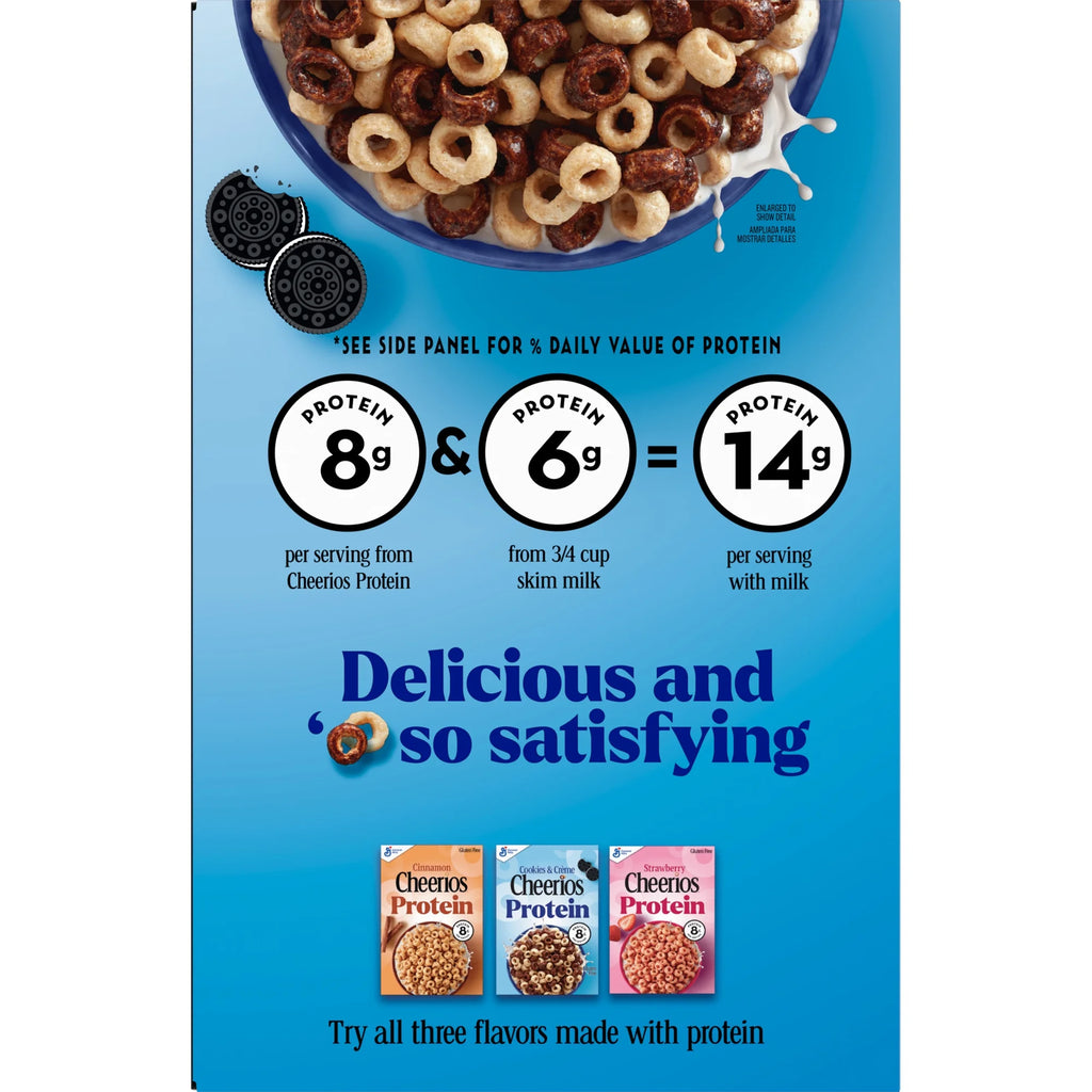 Cheerios Protein Cookies and Creme Cereal