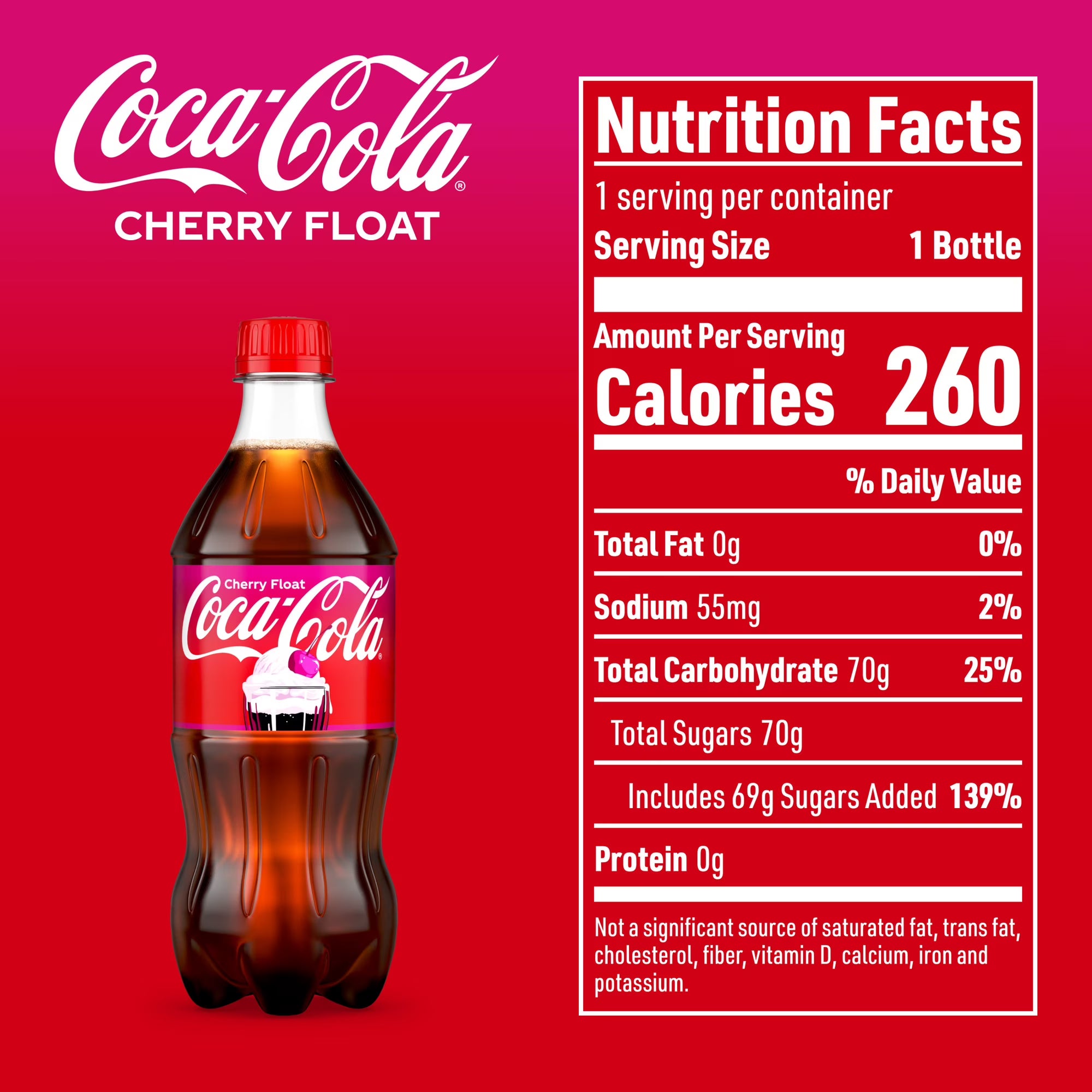 Coca-Cola Cherry Float Soda