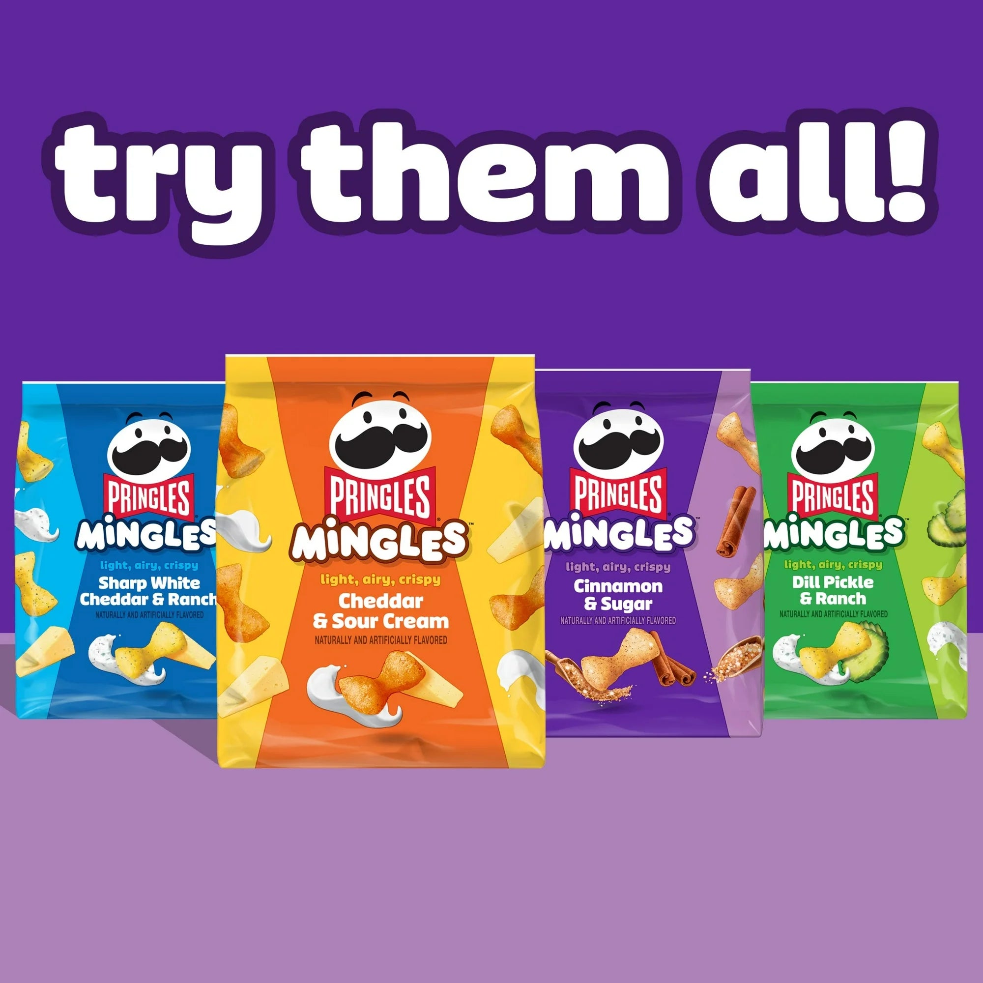 Pringles Mingles Cinnamon and Sugar Puffed Snacks