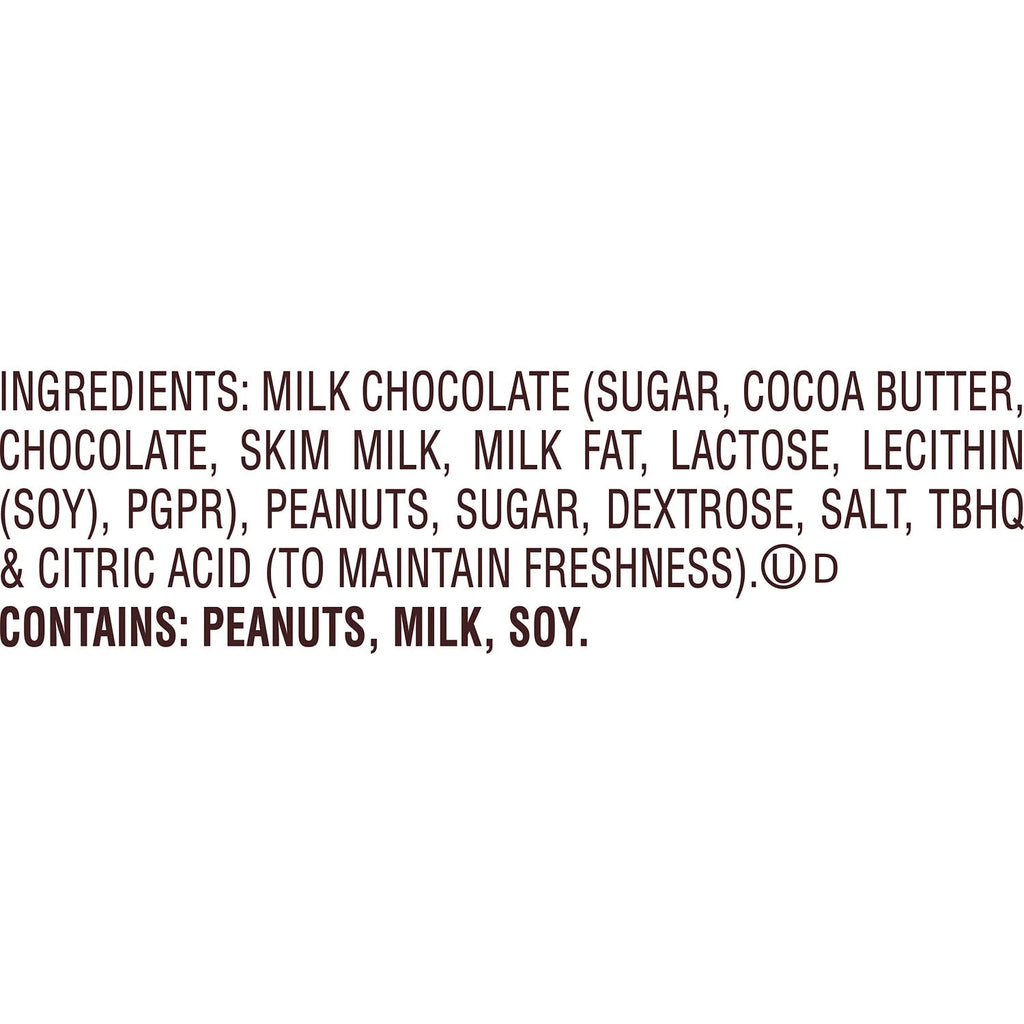 Reese's Milk Chocolate Peanut Butter Cups, format collation – Bonbons classiques américains au beurre de cacahuète
