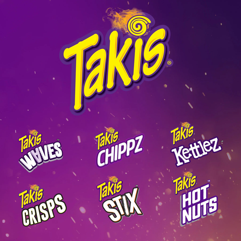 Chips tortilla roulées Takis Nacho Xplosion