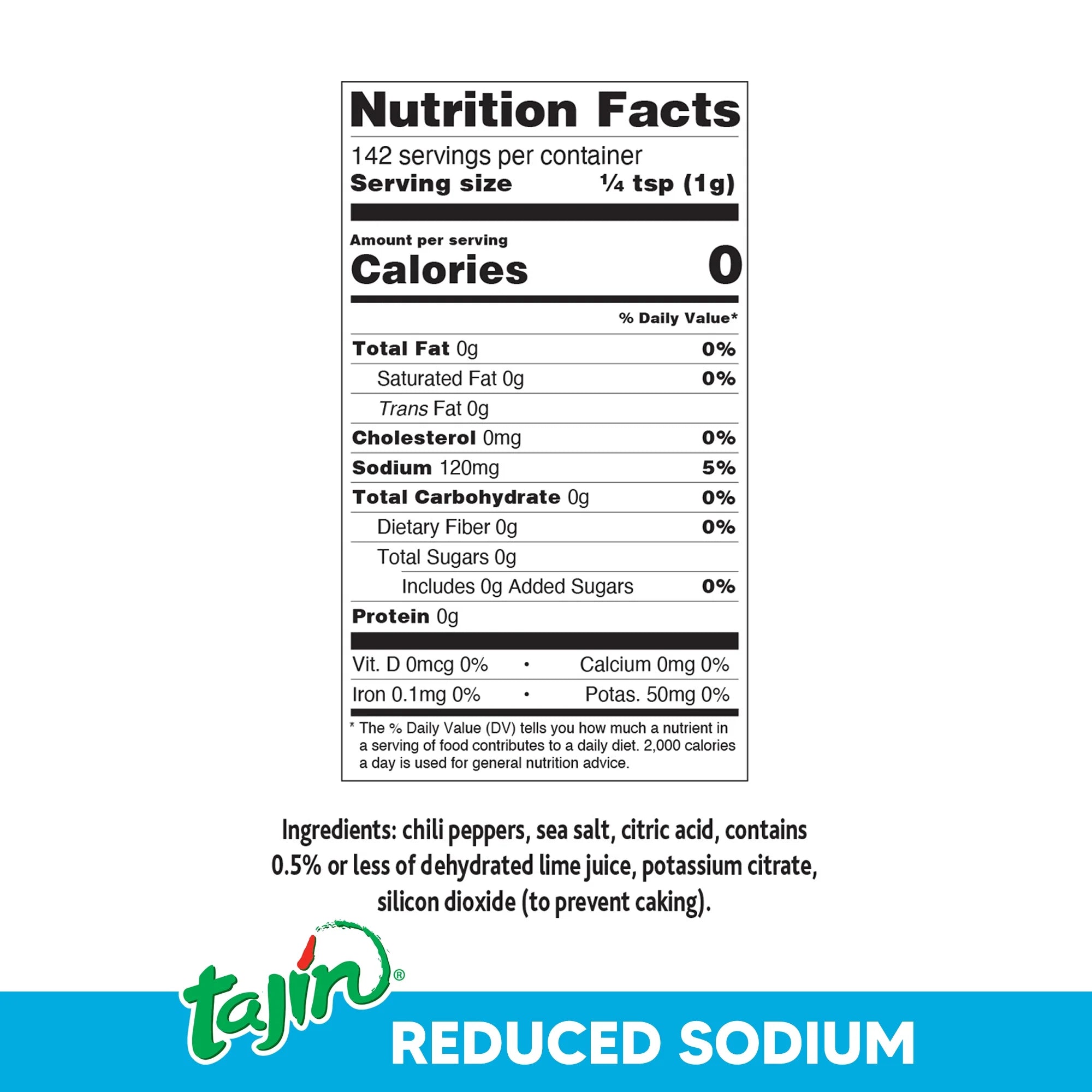 Tajín® Clásico Reduced Sodium Mexican Chili Lime Seasoning